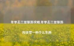 冬季去三亚旅游攻略,冬季去三亚旅游应该带一些什么东西